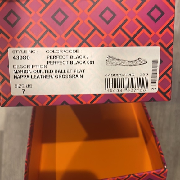 Tory Burch Marion Quilted Ballet Flats Size 7 with Box - Picture 6 of 8